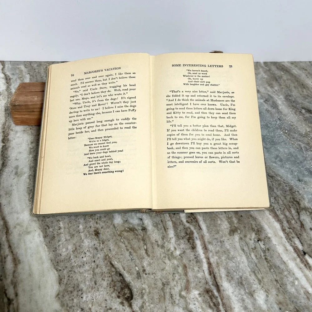 Vintage Marjories Vacation Carolyn Wells 1907 Hardcover Juvenile Fiction Book